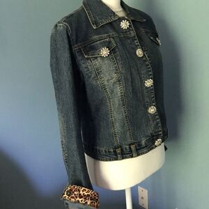 Crystal Embellished Jean Jacket!! 